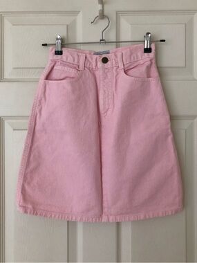 Vintage Venezia Pink Denim Skirt Size 9